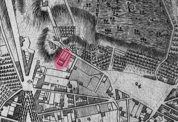 plan de 1790 situant la maison
